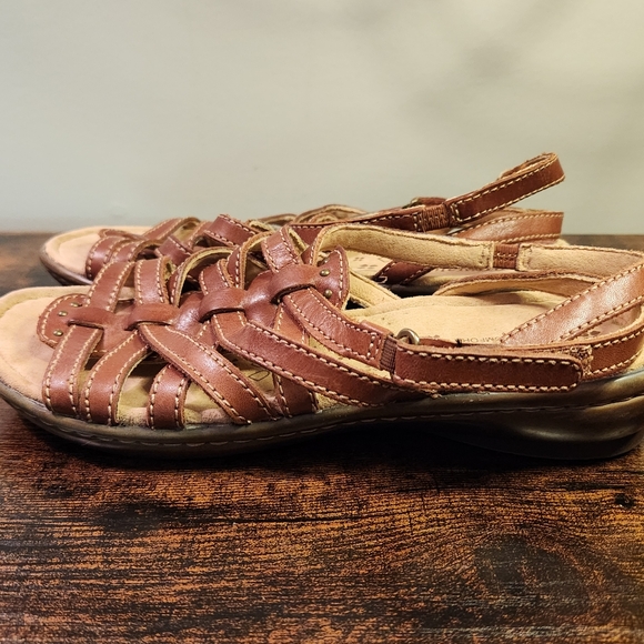 Naturalizer N5 Comfort Brown Jamboree Sandals Size 7.5 - Picture 3 of 5